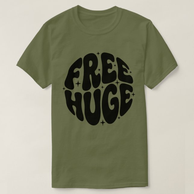Free huge text typography design with sparkles T-Shirt (Design Front)