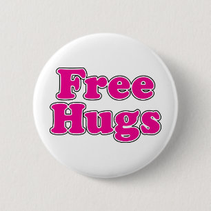 Free Hugs 2 Inch Round Button