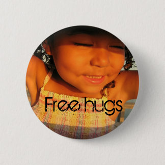 Free Hugs 2 Inch Round Button