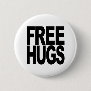 Free Hugs 2 Inch Round Button