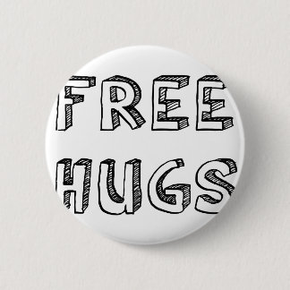 Free Hugs 2 Inch Round Button