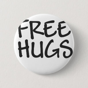 Free Hugs 2 Inch Round Button