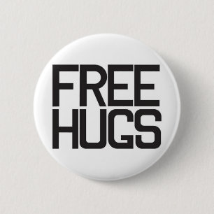 Free Hugs 2 Inch Round Button