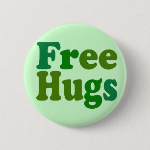 Free Hugs 2 Inch Round Button