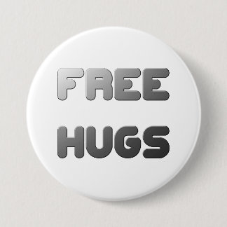 Free Hugs 3 Inch Round Button