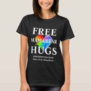 Free Hugs Black T Shirt