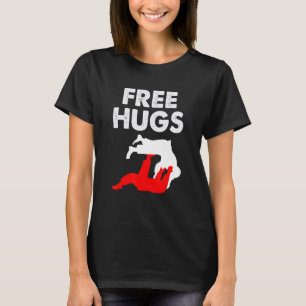 Free Hugs Brazilian jiu jitsu Men Women Jiu Jitsu T-Shirt