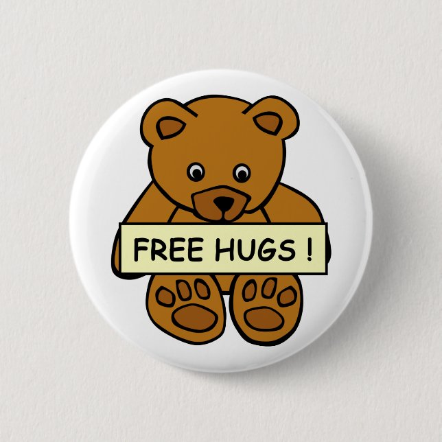 Free Hugs button (Front)