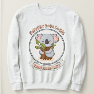 Free hugs club sweatshirt