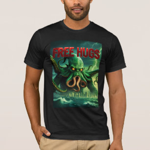 Free Hugs Cthulhu Halloween Eldritch Affection T-Shirt
