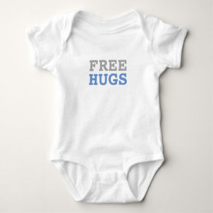 Free Hugs   Funny Baby Bodysuit