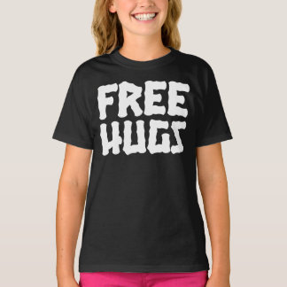 Free Hugs Girls American Apparel Raglan Sweatshirt T-Shirt