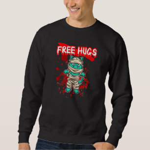 Free Hugs Halloween Sarcasm Scary Creepy Costume H Sweatshirt