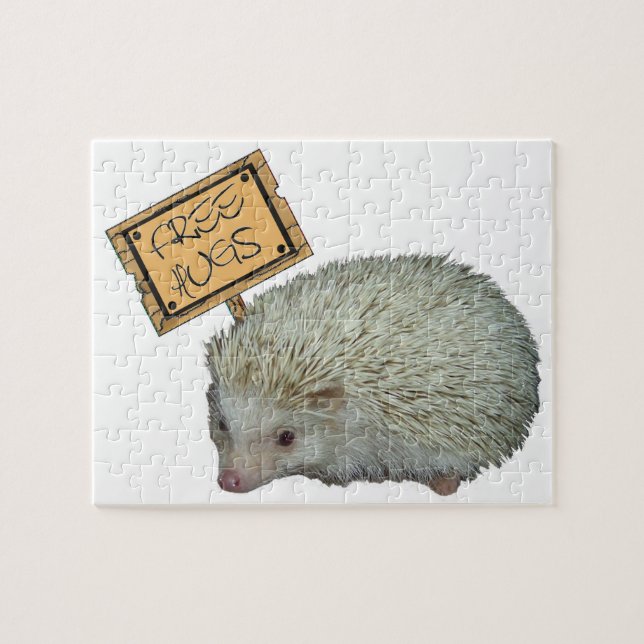 Free Hugs Hedgehog Jigsaw Puzzle (Horizontal)