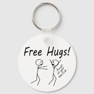 Free Hugs Keychain
