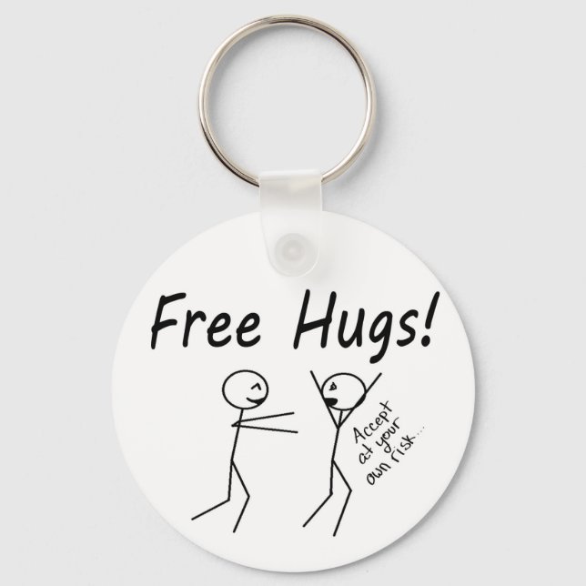 Free Hugs Keychain (Front)