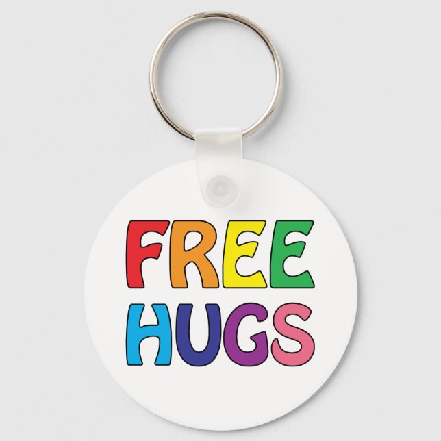 Free Hugs Keychain (Front)