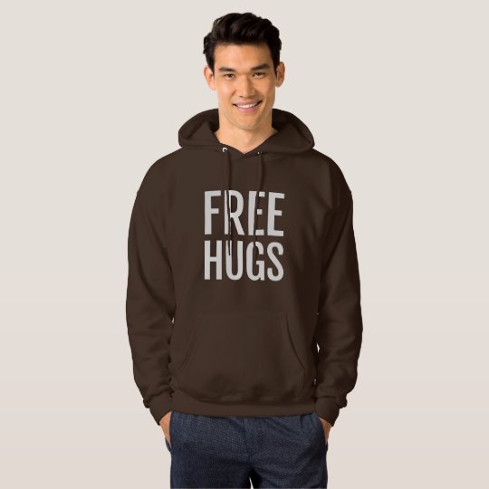 Free Hugs Men's Basic Hooded Sweatshirt