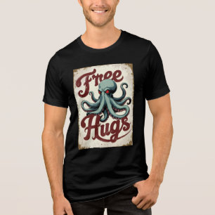 Free Hugs Octopus Tee – Eight Arms of Adorable
