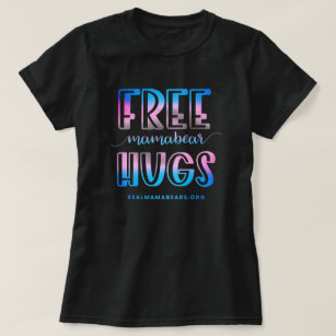 Free Hugs Pink and Blue T Shirt