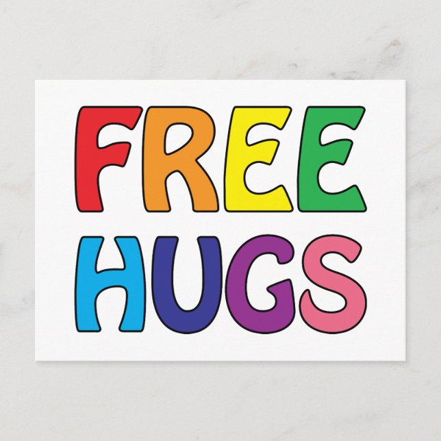 Free Hugs Postcard (Front)
