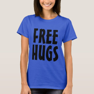 Free Hugs rainbow colour tiedye t shirts