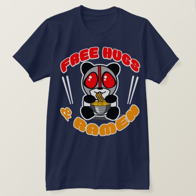FREE HUGS & RAMEN TEE (Design Front)