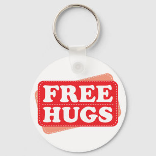 Free Hugs - Red Keychain