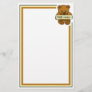 Free Hugs stationary, customizable Stationery