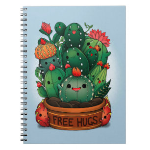 Free Hugs Succulents Notebook