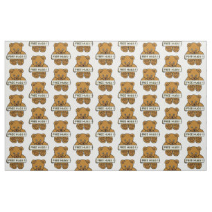 Free Hugs Teddy custom colour fabric