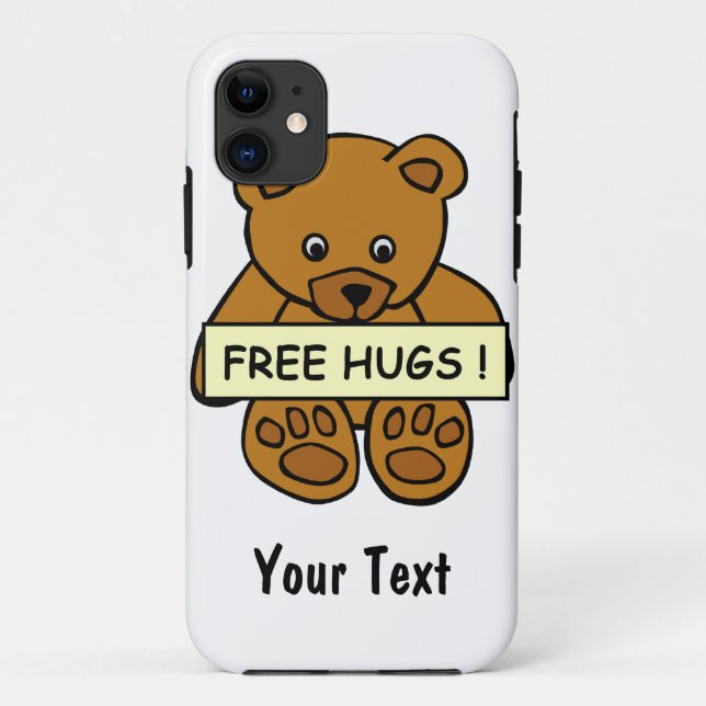 Free Hugs Teddy custom iPhone 5 Case-Mate Case (Back)