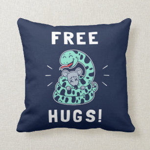 Free Hugs Throw Pillow