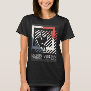 Free Hus Cuddle Embrace Professional Wrestling Coa T-Shirt