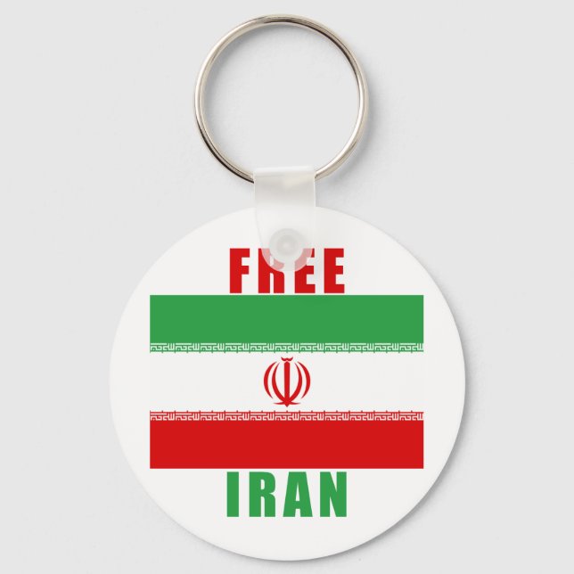 Free Iran Products Keychain (Front)