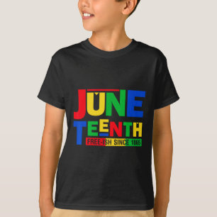 Free-ish 1865 Black History Afro American T-Shirt