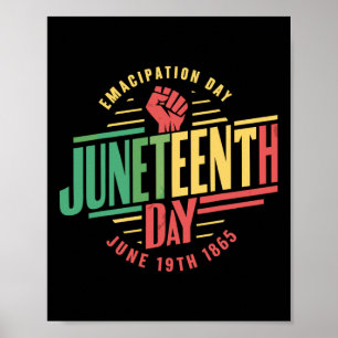 Free-ish Since 1865 Juneteenth Freedom Celebration Poster