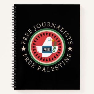 Free Jounalists Free Palestine Notebook