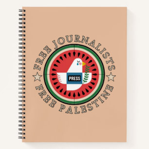 Free Jounalists Free Palestine Notebook