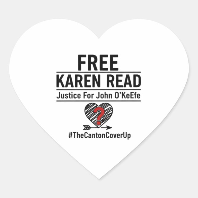 Free Karen Reard Sticker Justice For John O'Keefe  (Devant)