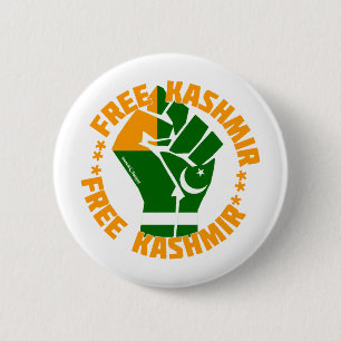 Free Kashmir 2 Inch Round Button