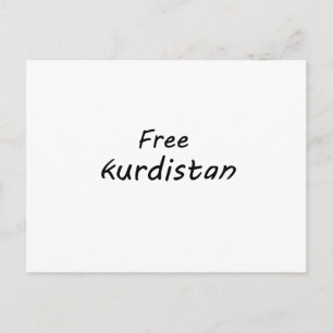 Free Kurdistan Postcard
