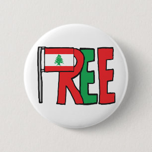 Free Lebanon 2 Inch Round Button