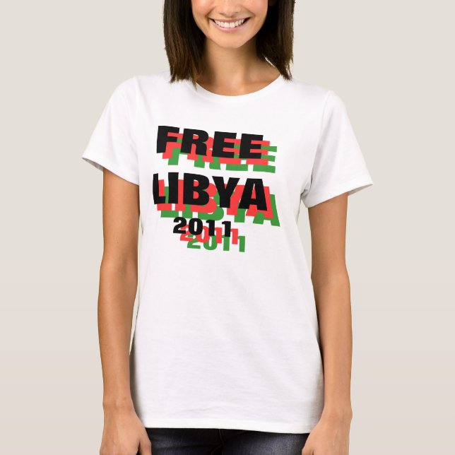 FREE LIBYA 2011 T-Shirt (Front)
