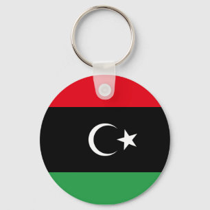 Free Libya Flag Keychain