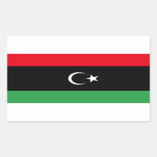 Free Libya Flag Sticker