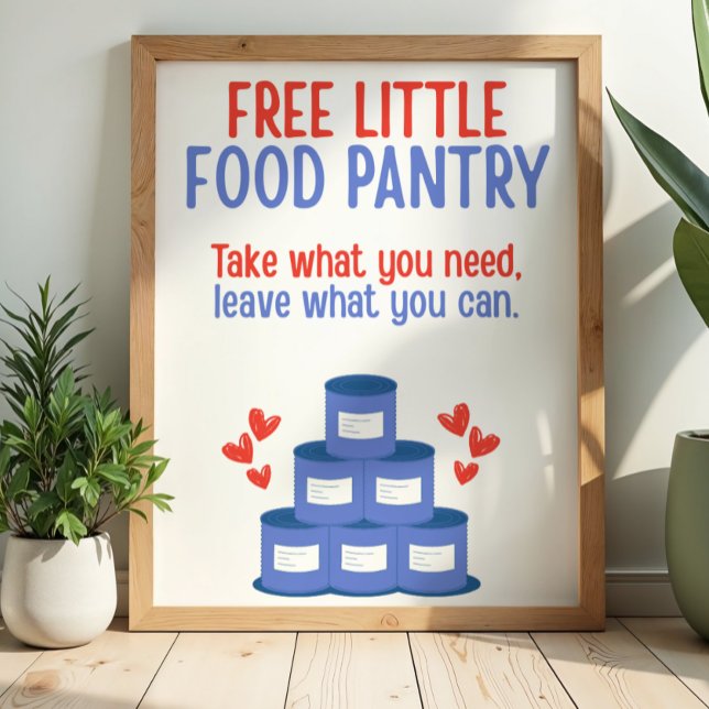 Free Little Food Pantry Sign (Creator Uploaded)