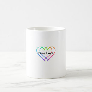 Free Love Classic Mug, 11 oz Coffee Mug