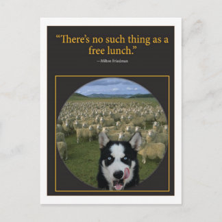 Free Lunch Postcard