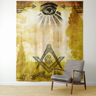 Free Mason Tapestry